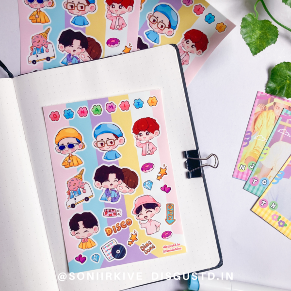 Dynamite Sticker Sheet