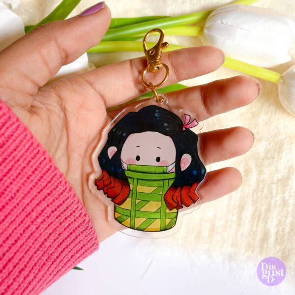 Nezuko Keychain | Demon Slayer - Image 2