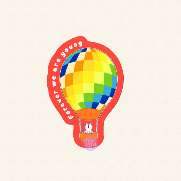 Forever young sticker