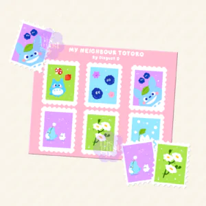 Totoro sticker sheet